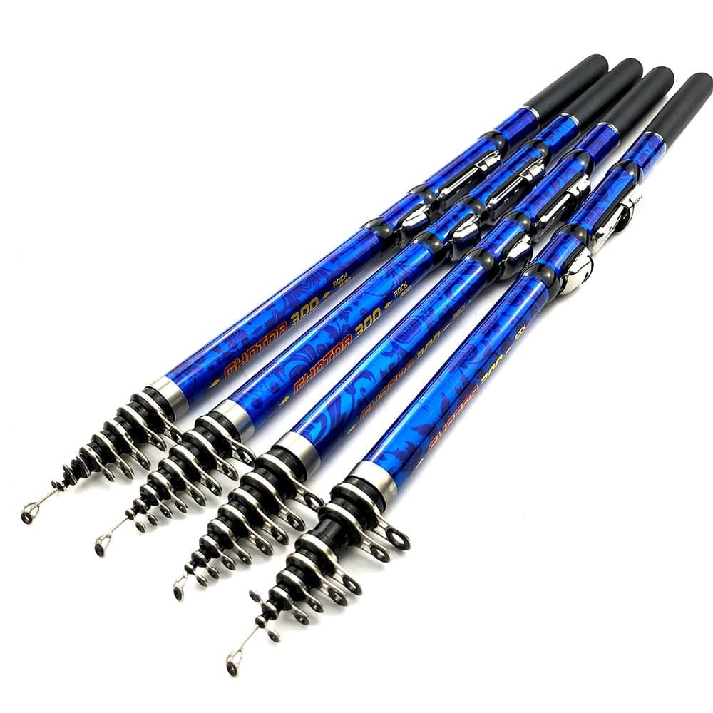 Vara de Pesca Telescópica FlashFisher de Fibra de Carbono Ultralight