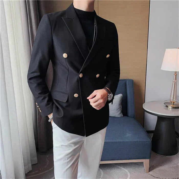Blazer Masculino de Abotoamento Duplo Casavelli F016