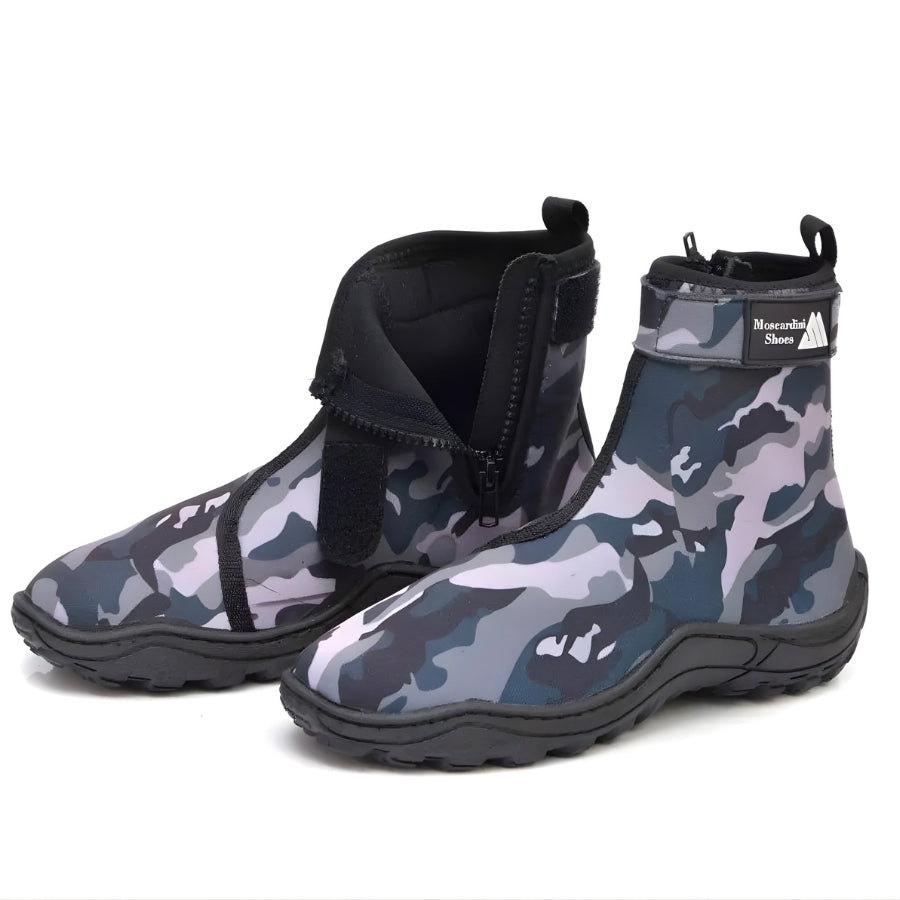 Bota Cano Curto Impermeável - Ideal para Pesca, Trilha e Camping