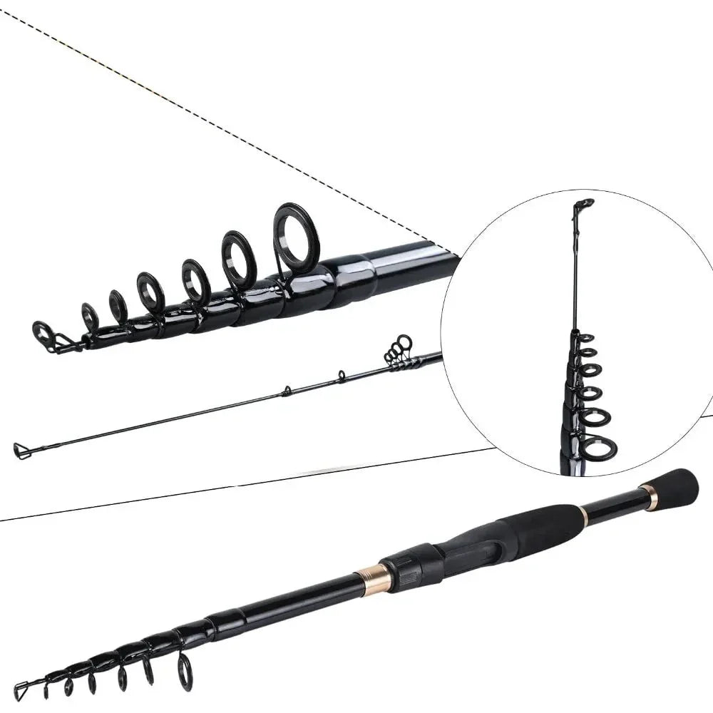 Vara de Pesca Telescópica Sougayilang 1.8m-2.4m