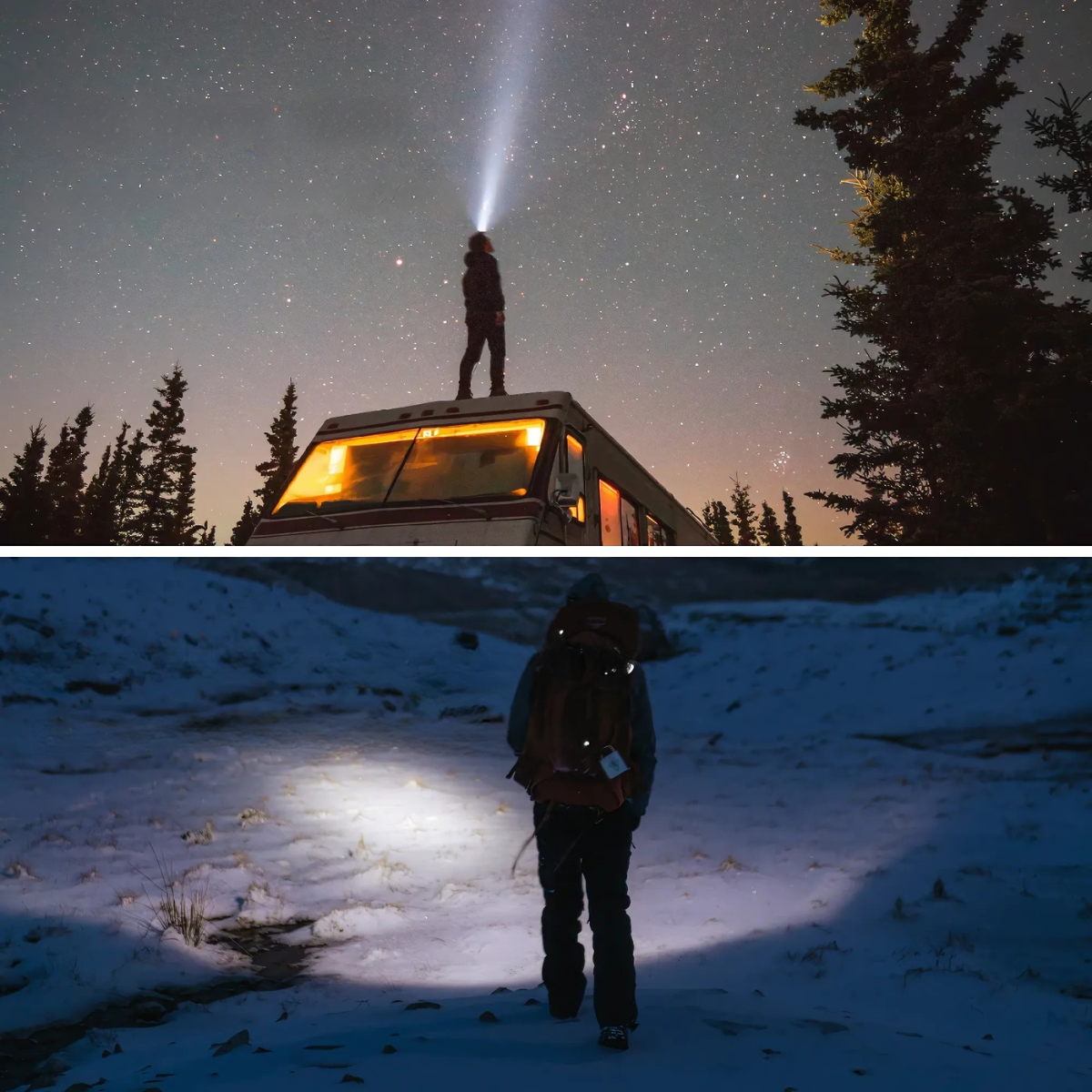 Lanterna De Cabeça Resistente Á Água - 400 Lumens De Brilho Potente, Iluminação De Até 100m