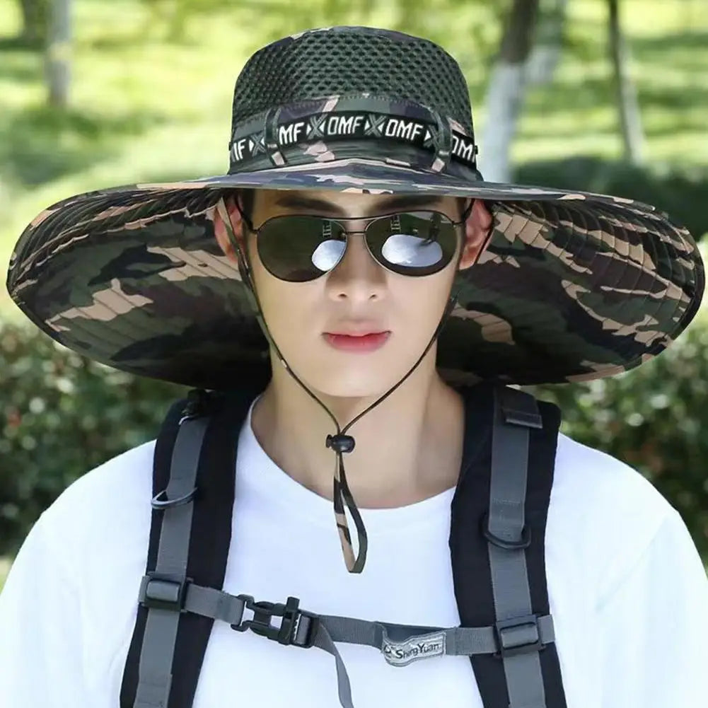 Chapéu de Pescador Grande UV Impermeável