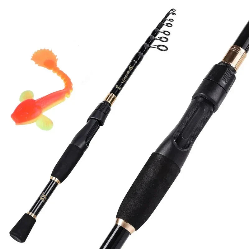 Vara de Pesca Telescópica Sougayilang 1.8m-2.4m