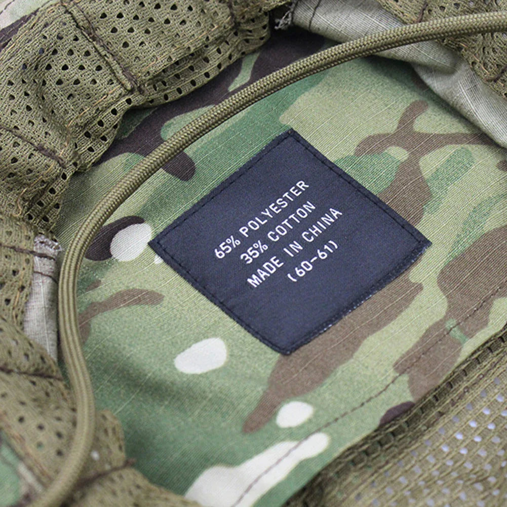 Chapéu Tático Camuflado Para Pesca e Atividades ao Ar Livre