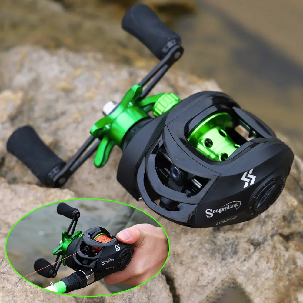 Carretilha Sougayilang 7.2:1 Drag 10kg Metal