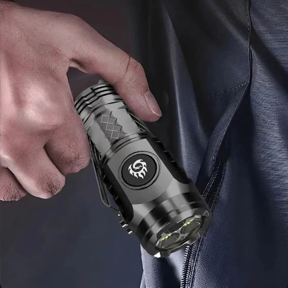 Lanterna Recarregável Impermeável 20W LED Tipo-C