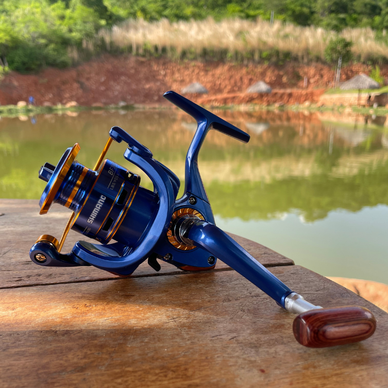 Molinete Shimano AzureSteel Drag de Até 10kg Com 13 Rolamento De Esferas Resistentes À Corrosão E Blindados + Óculos De Sol Polarizado Grátis