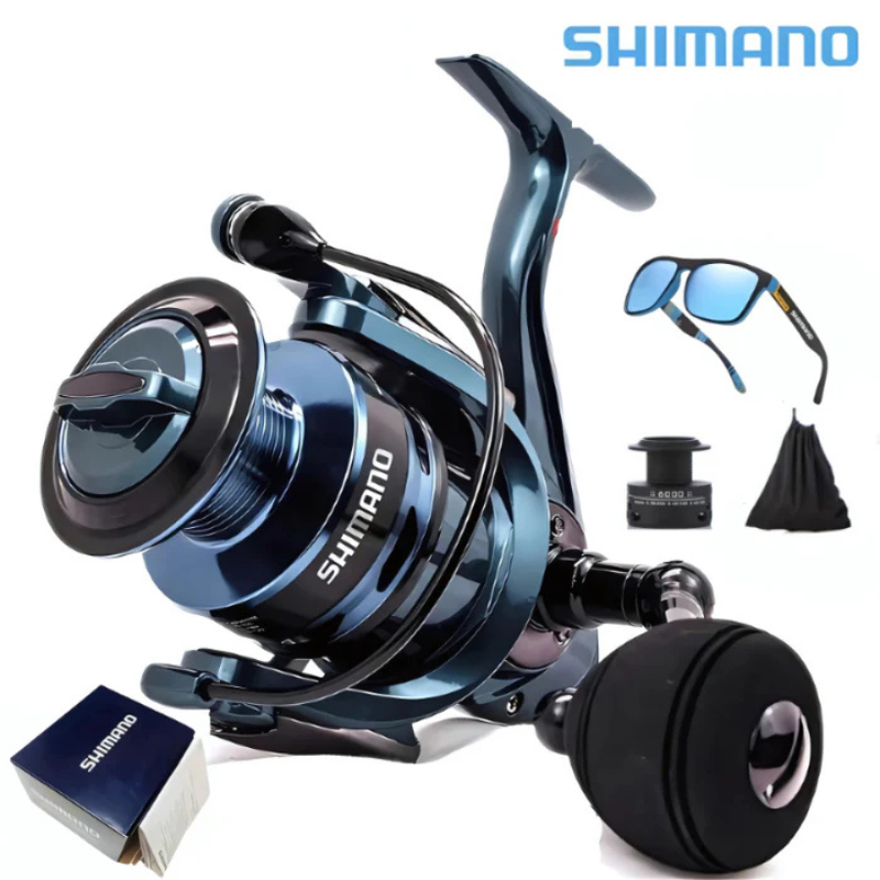 Molinete Shimano AquaWave Drag de Até 16kg de Força 7 Rolamentos De Esfera