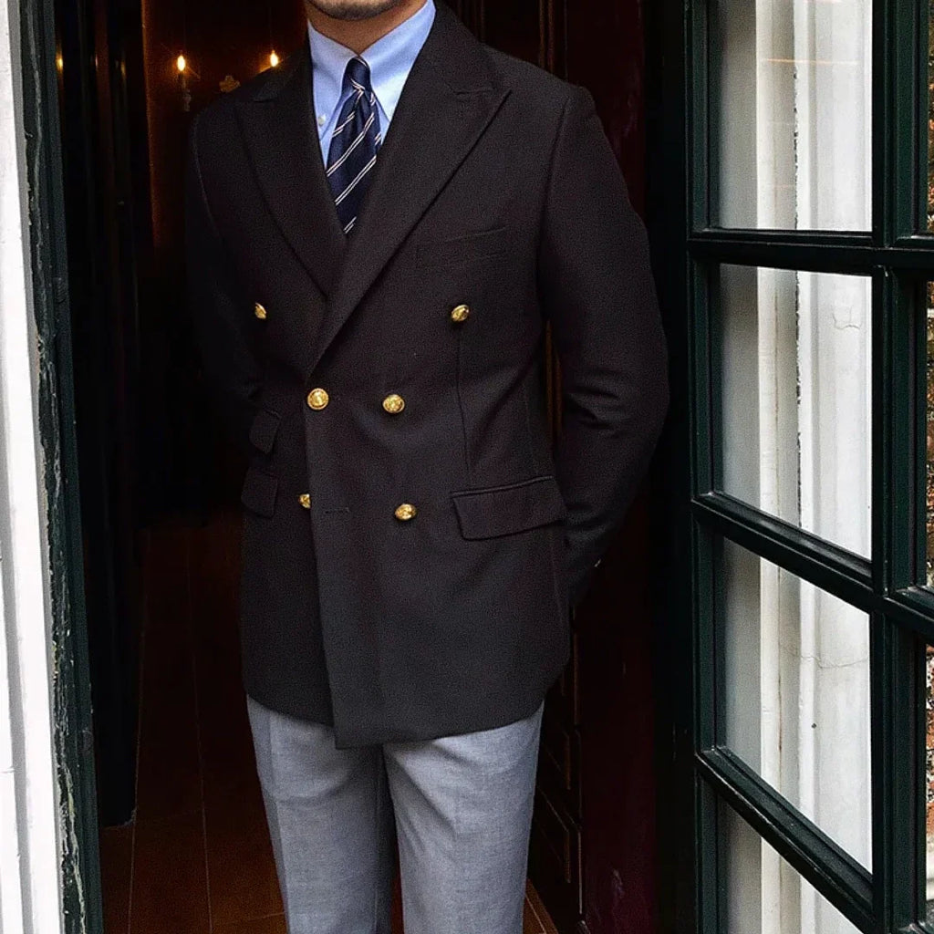 Blazer Masculino Transpassado Casavelli F002