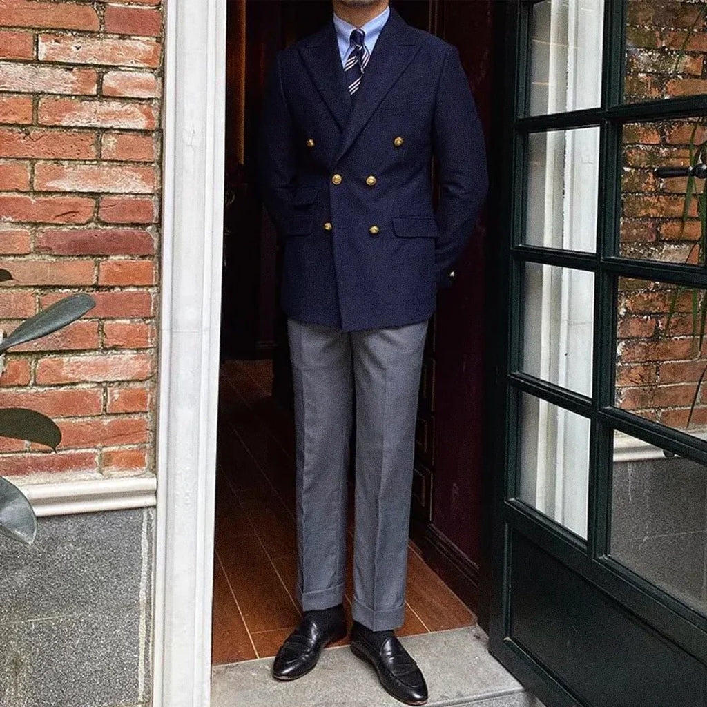 Blazer Masculino Transpassado Casavelli F002