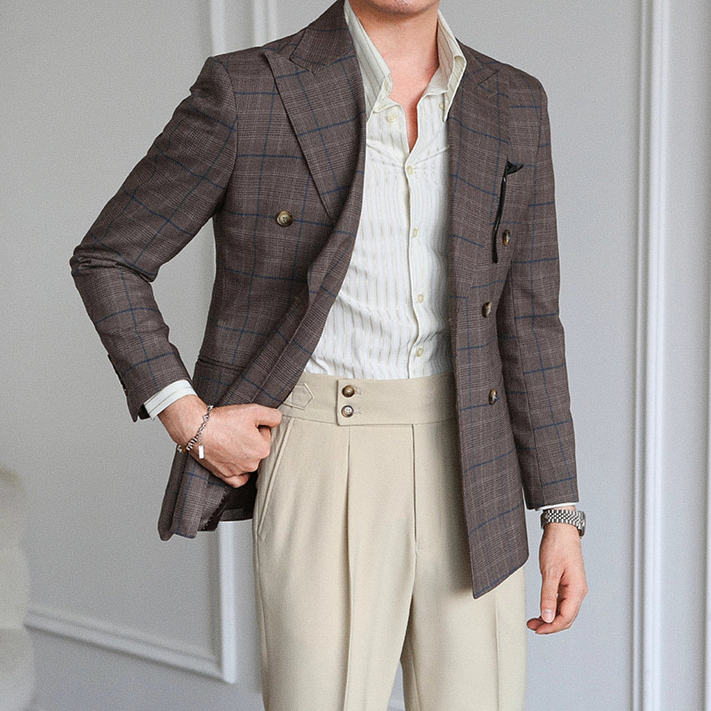 Blazer Masculino Transpassado Casavelli F004