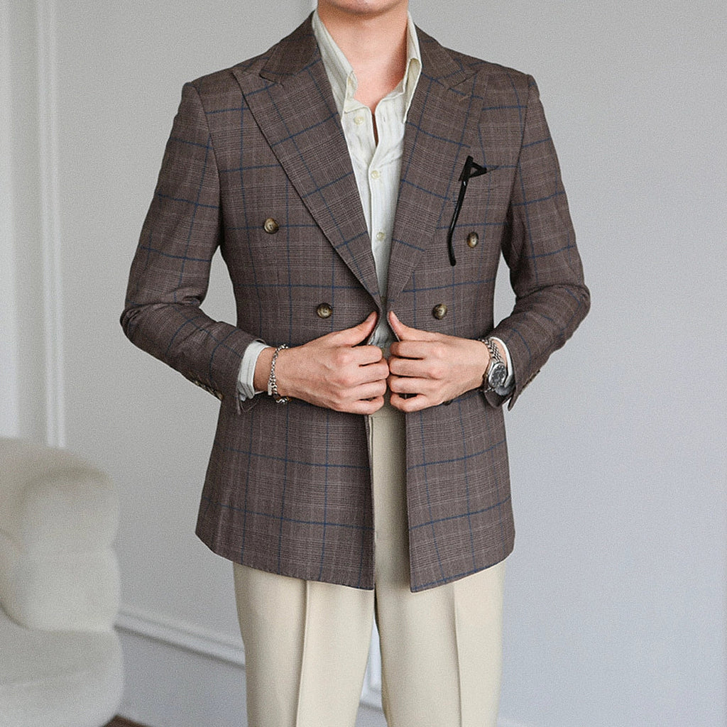 Blazer Masculino Transpassado Casavelli F004