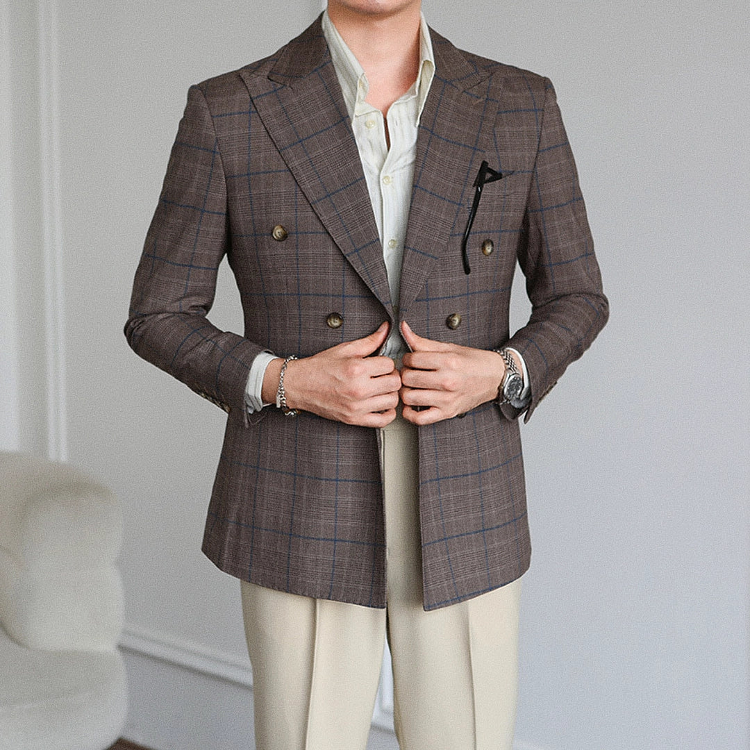 Blazer Masculino Transpassado Casavelli F004