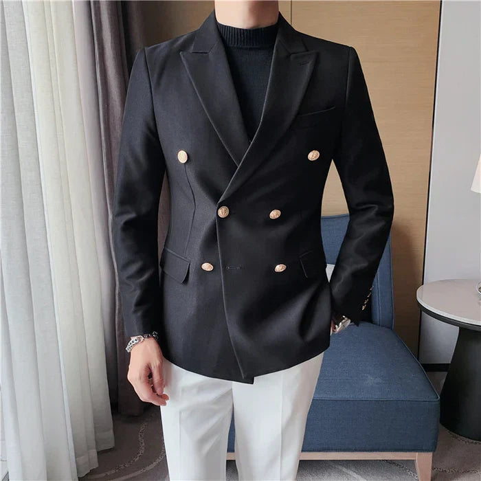Blazer Masculino de Abotoamento Duplo Casavelli F016