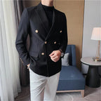 Blazer Masculino de Abotoamento Duplo Casavelli F016