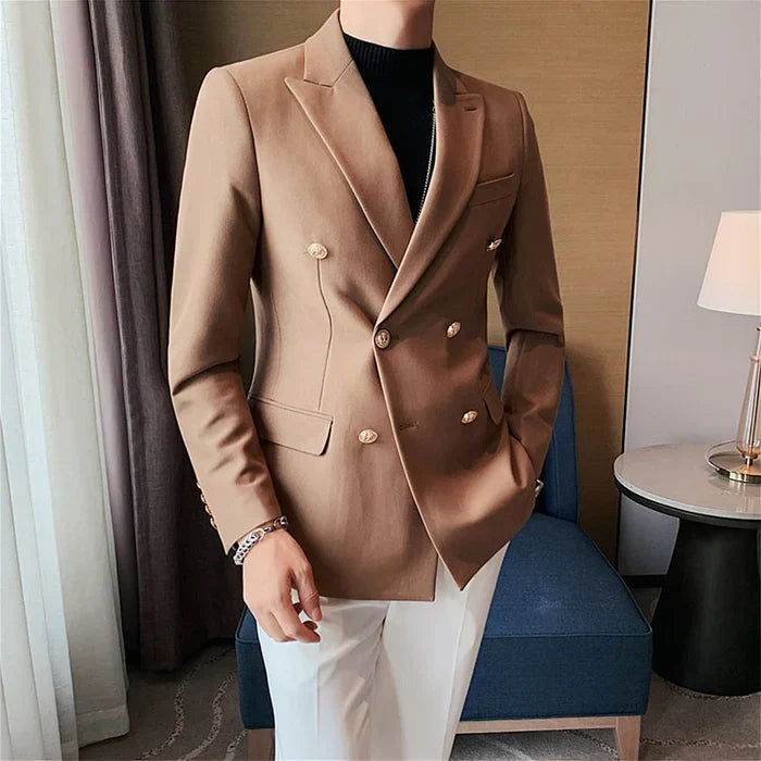 Blazer Masculino de Abotoamento Duplo Casavelli F016