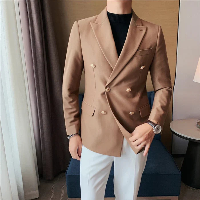 Blazer Masculino de Abotoamento Duplo Casavelli F016