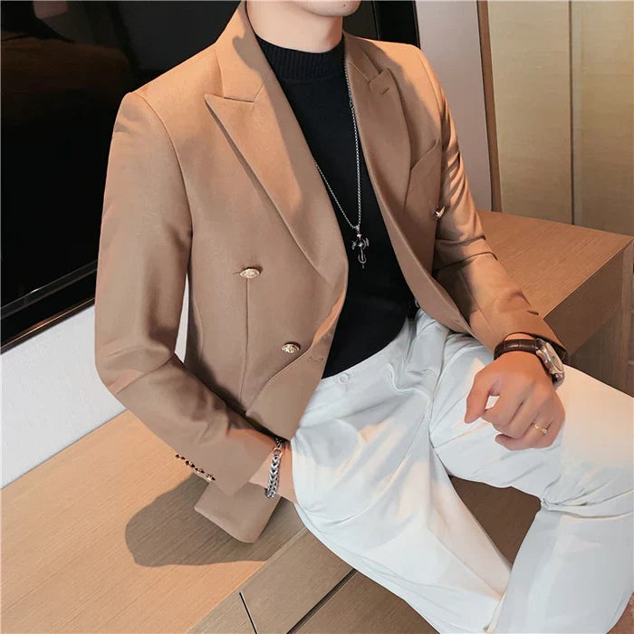 Blazer Masculino de Abotoamento Duplo Casavelli F016