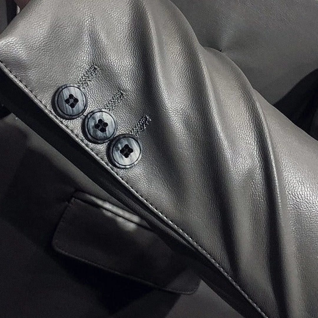 Blazer Masculino de Couro Casavelli Lancaster