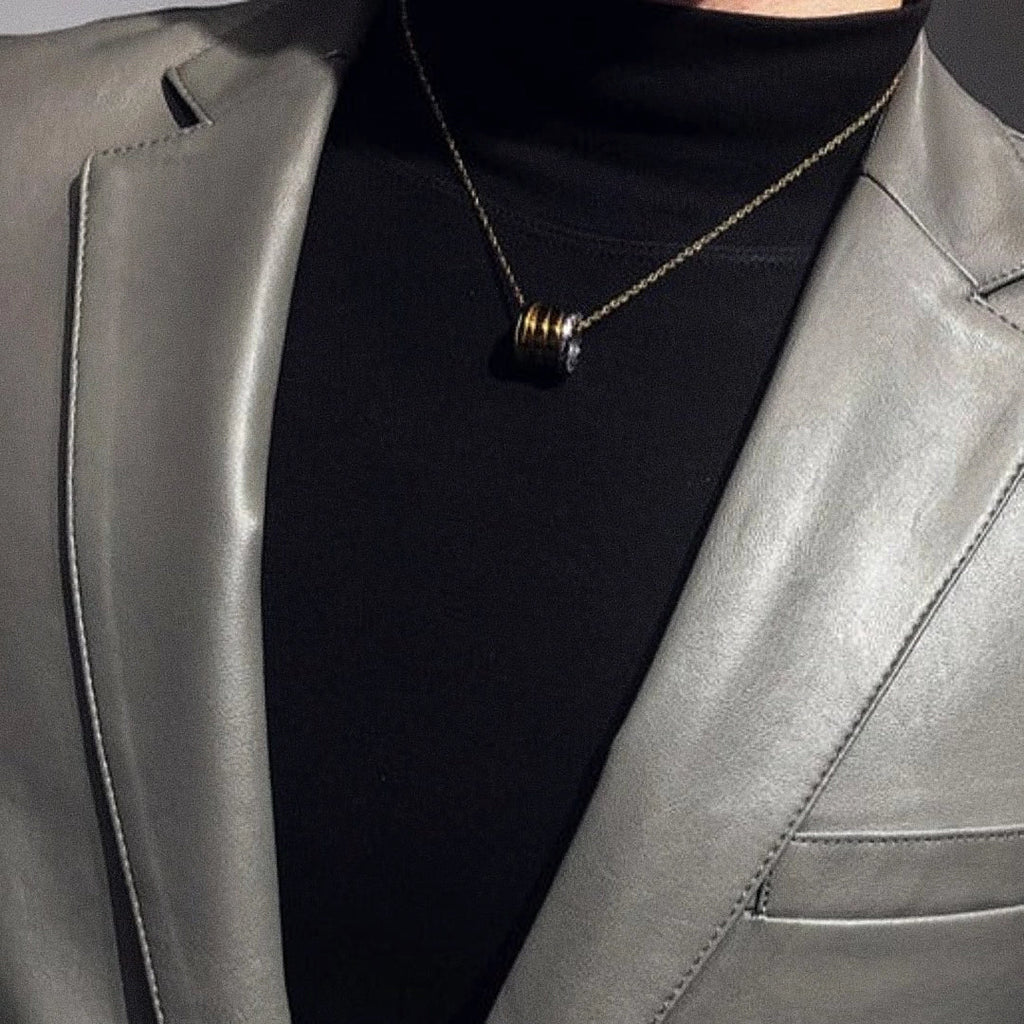 Blazer Masculino de Couro Casavelli Lancaster