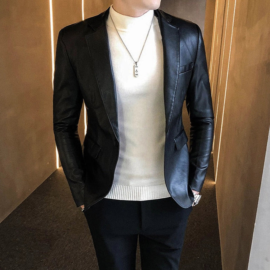 Blazer Masculino de Couro Casavelli Lancaster