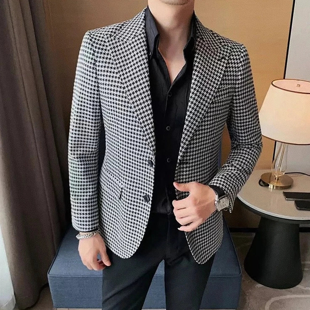 Blazer Masculino Xadrez Casavelli F019