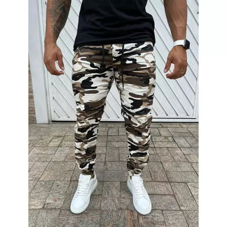 Calça Jogger Camuflada Masculina
