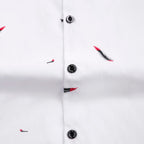 Camisa Manga Curta Estampada Casavelli Feathers