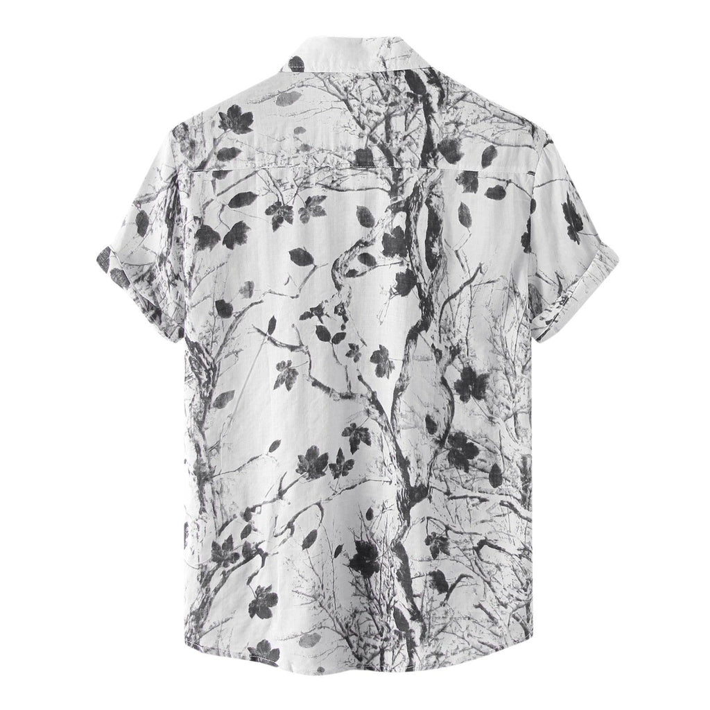 Camisa Manga Curta Estampada Casavelli Floral