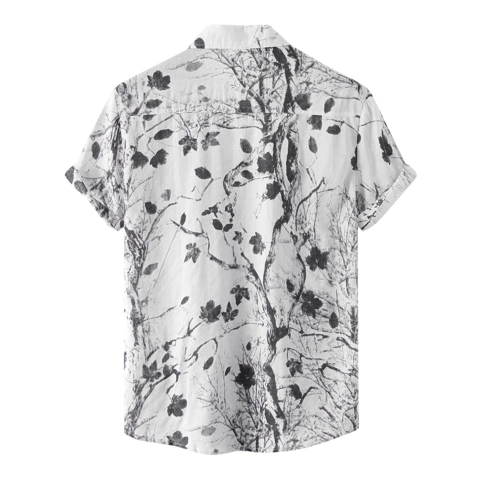 Camisa Manga Curta Estampada Casavelli Floral