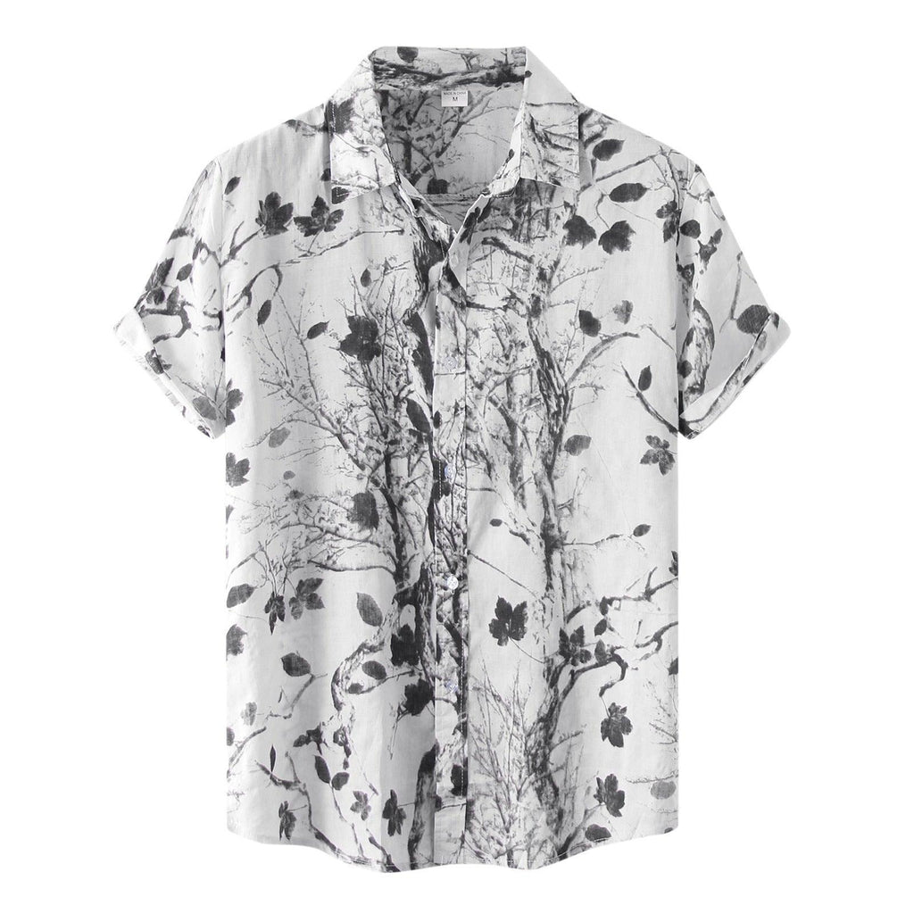 Camisa Manga Curta Estampada Casavelli Floral