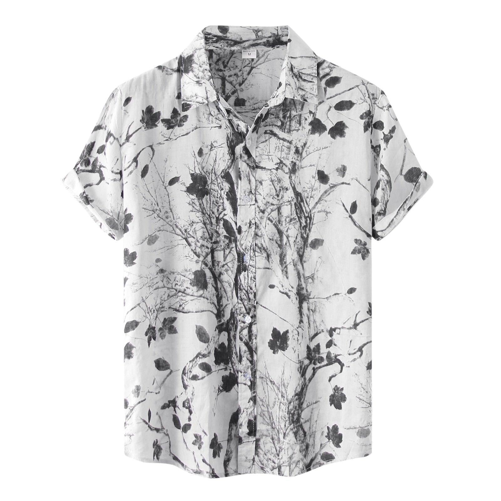 Camisa Manga Curta Estampada Casavelli Floral