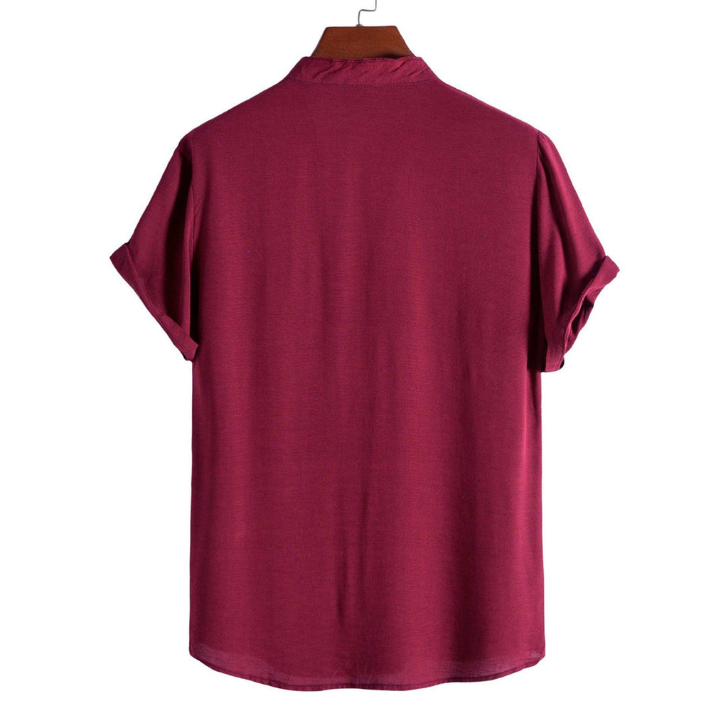 Camisa Masculina Lisa Gola Padre Casavelli Essentials