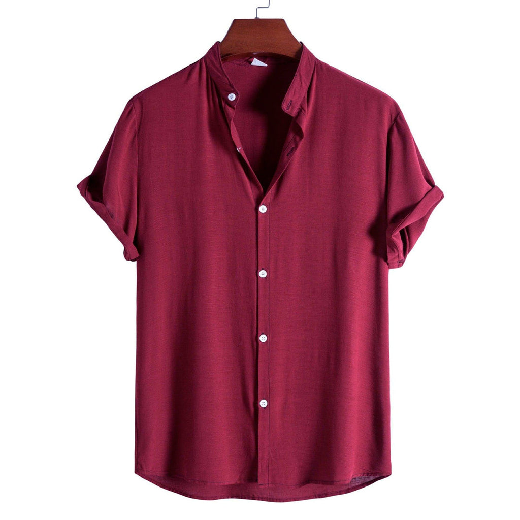 Camisa Masculina Lisa Gola Padre Casavelli Essentials