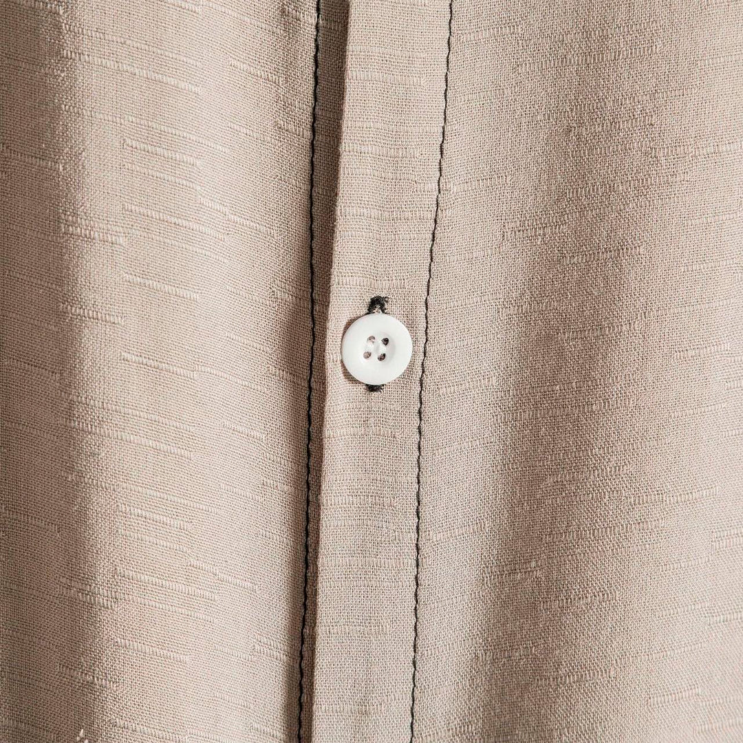 Camisa Masculina Lisa Gola Padre Casavelli Essentials