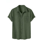 Camisa Manga Curta Casavelli em Veludo Cotelê