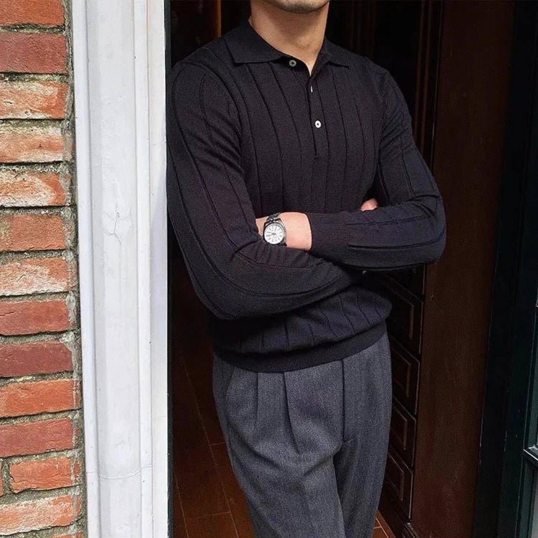 Camisa Polo de Manga Longa Casavelli Reus