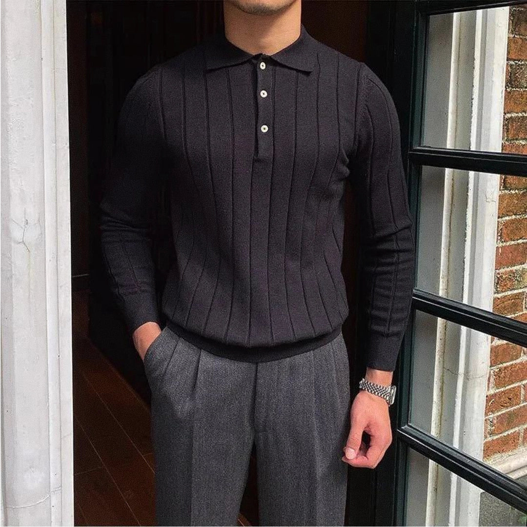 Camisa Polo de Manga Longa Casavelli Reus