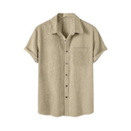 Camisa Manga Curta Casavelli em Veludo Cotelê