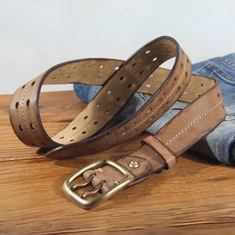 Cinto Masculino de Couro Artesanal Casavelli