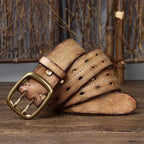 Cinto Masculino de Couro Artesanal Casavelli