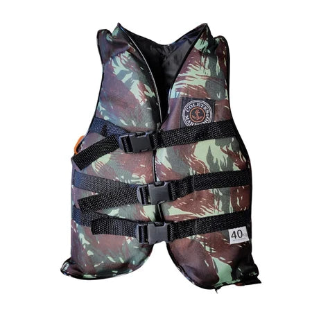 Colete Salva Vidas Pescador Camuflado Marítimo Adulto