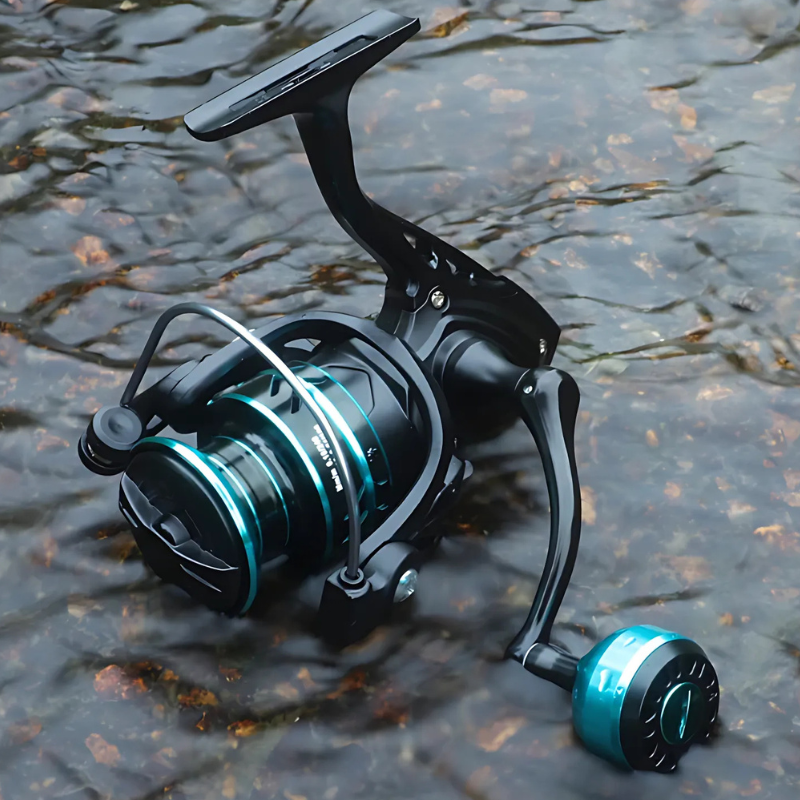 Molinete Kingpesque AzureX Com Até 10kg Drag + Óculos Polarizado Kingpesque Grátis