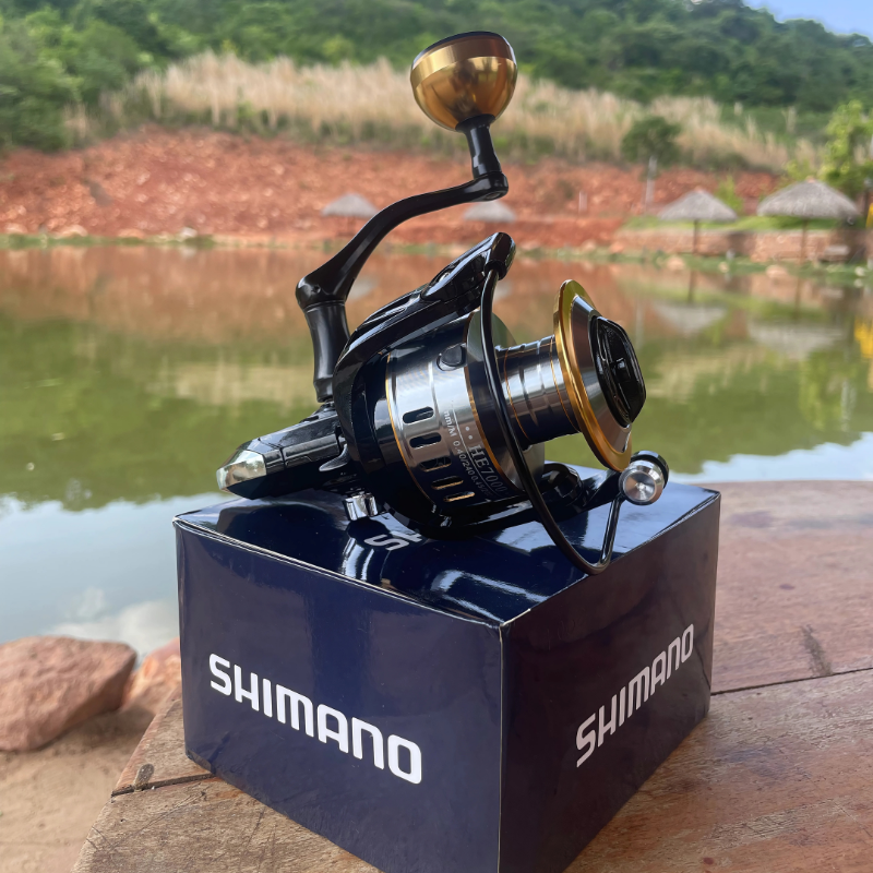 Molinete Shimano Drag de Até 15kg Com 19 Rolamentos Sistema de Rotação Super Suave + Óculos De Sol Polarizado Shimano Grátis
