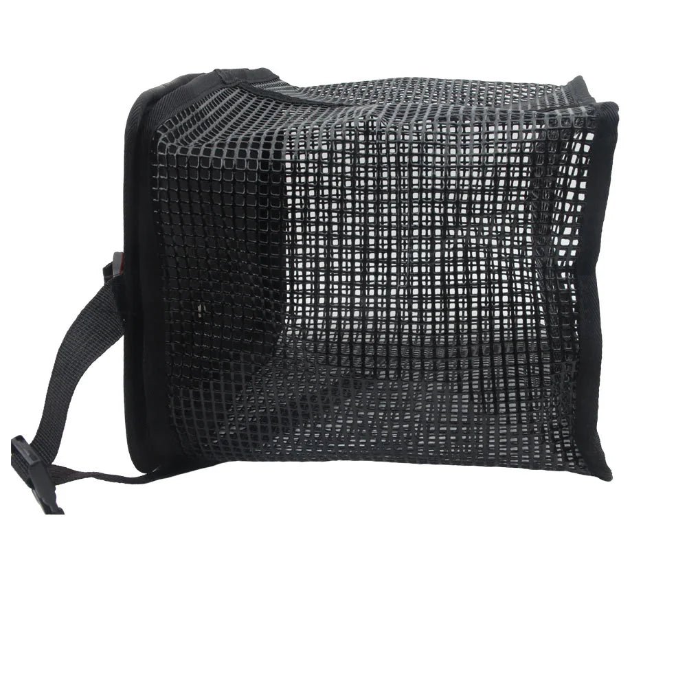 Cesta de Pesca Flutuante Dobrável com Malha Portátil