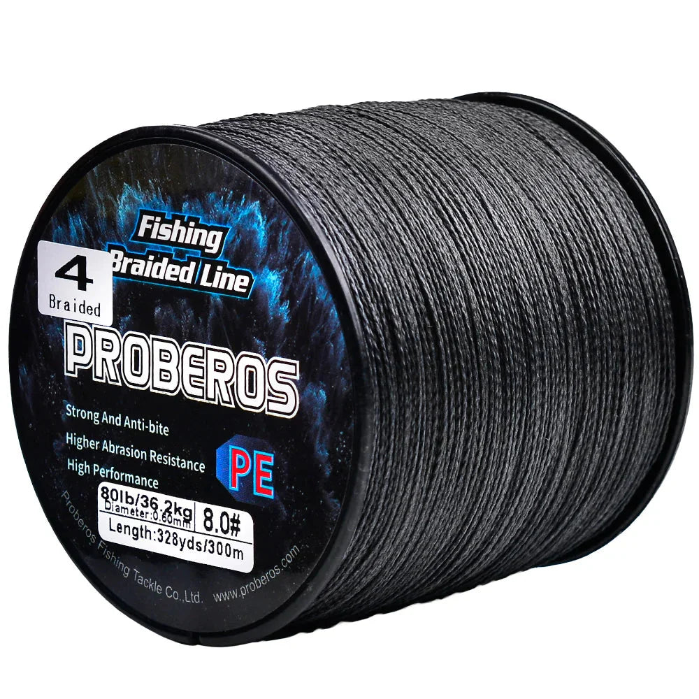 Linha de Pesca Multifilamento Proberos 300M Multicolor 6LB Até 80LB