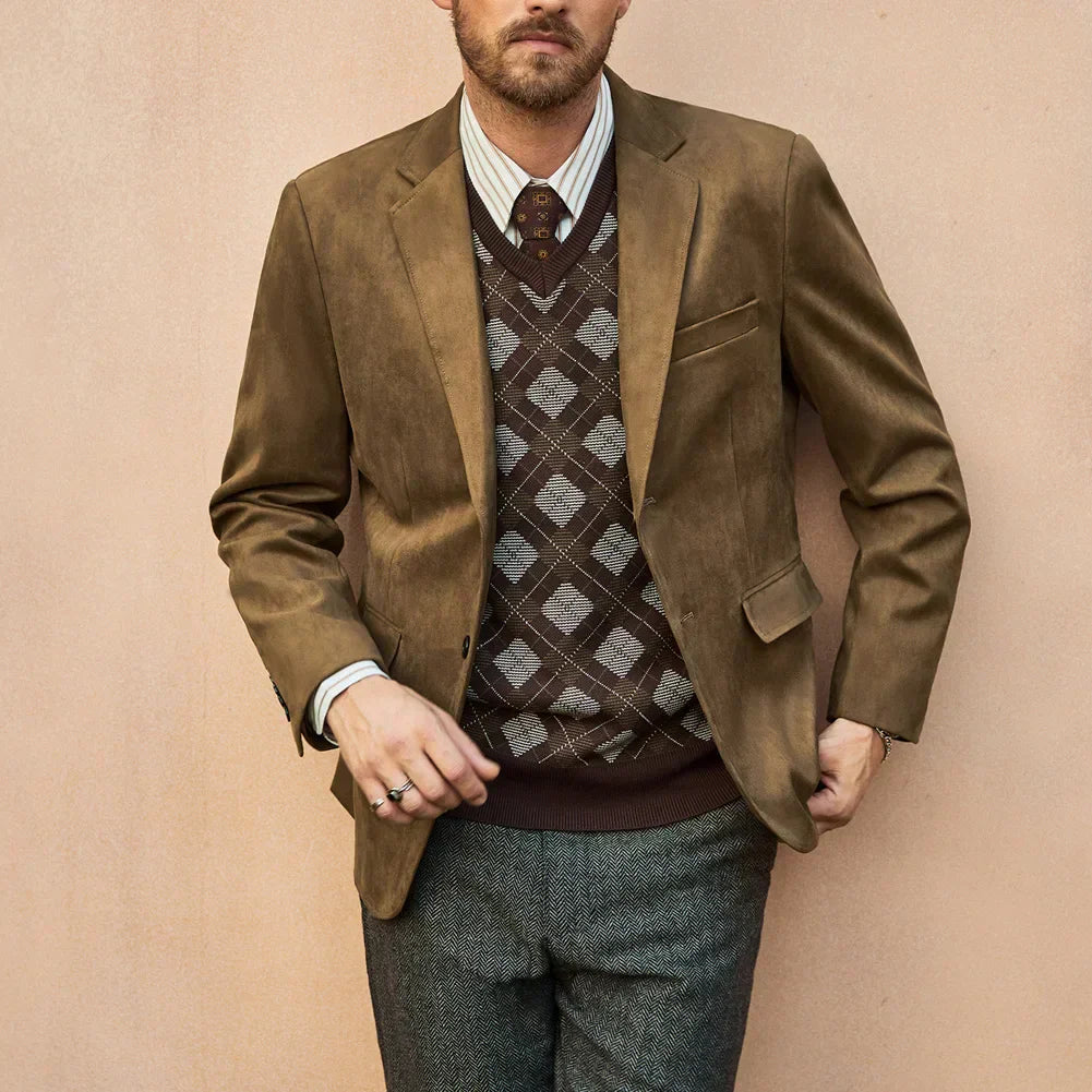 Blazer Masculino em Camurça Casavelli B029