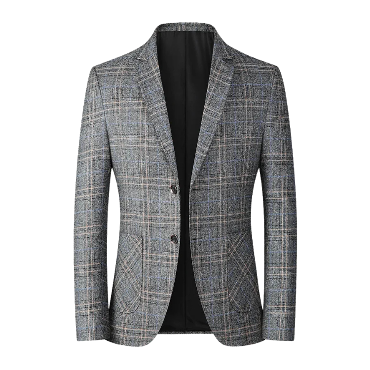 Blazer Masculino em Lã Quadriculado Casavelli B031