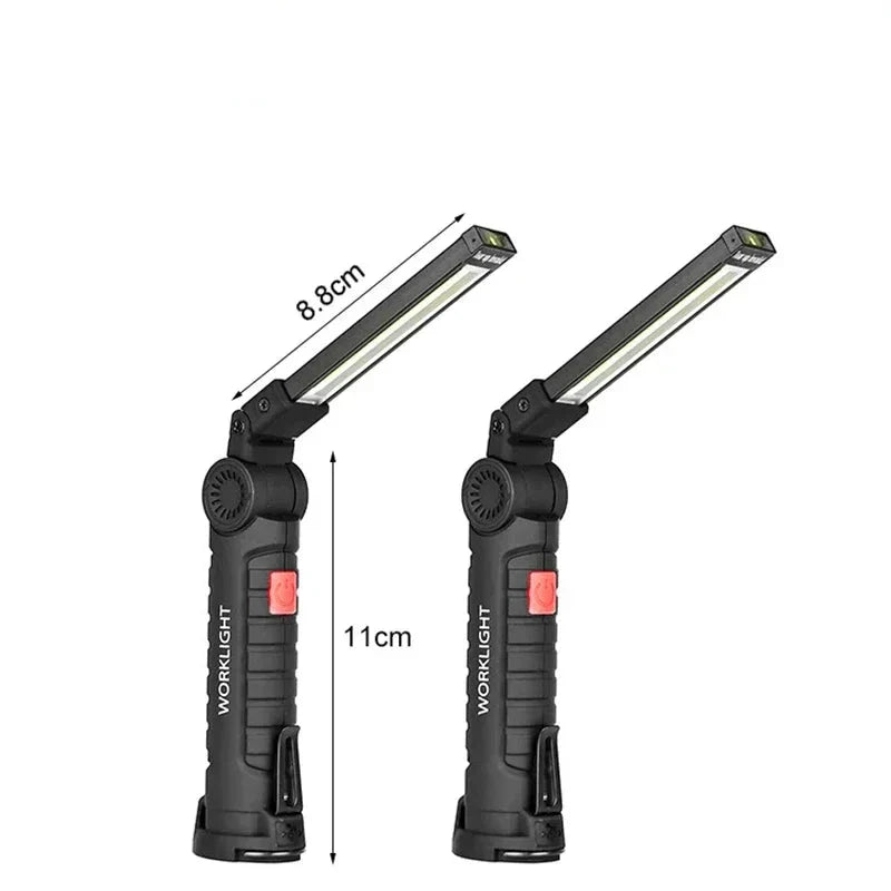 Lanterna Dobrável Recarregável USB Multifuncional