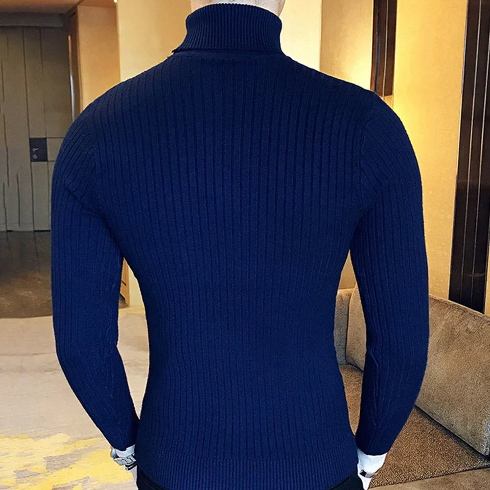 Suéter Masculino Pullover de Gola Alta Casavelli S177